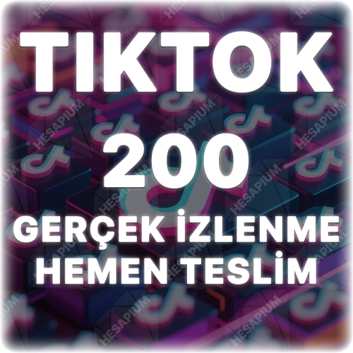  TikTok 200 Gerçek İzlenme - Keşfet Etkili
