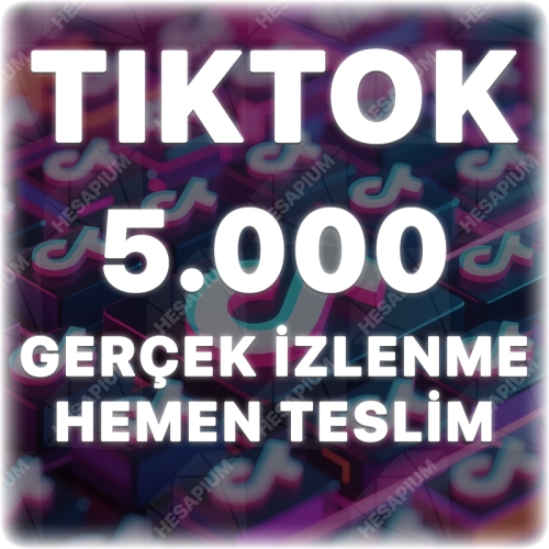  TikTok 5.000 Gerçek İzlenme - Keşfet Etkili