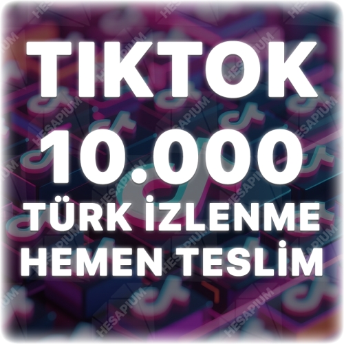  TikTok 10.000 Organik Türk İzlenme - Keşfet Etkili