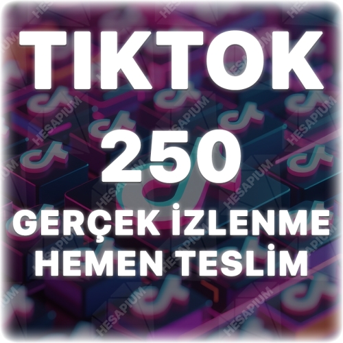  TikTok 250 Gerçek İzlenme - Keşfet Etkili