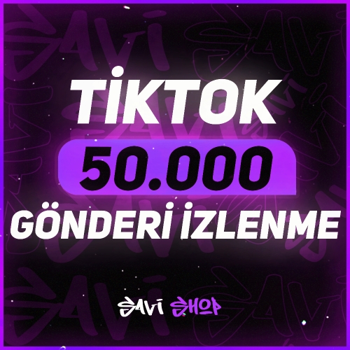  TİKTOK 50BİN İZLENME+GARANTİ+HIZLI