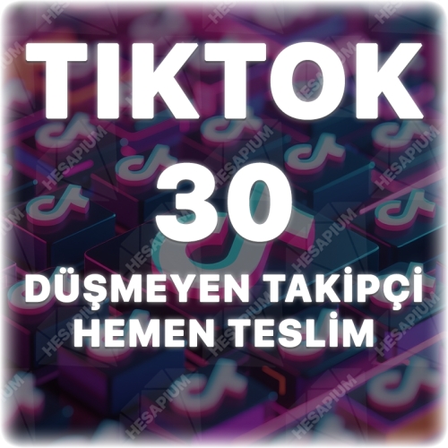  TikTok 30 Organik Takipçi - Keşfet Etkili