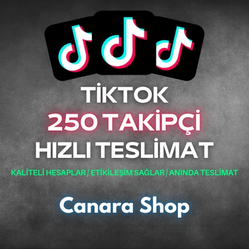 ⭐TİKTOK 250 TAKİPÇİ - HIZLI TESLİMAT