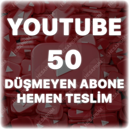  Youtube 50 Abone - Düşüş Yok