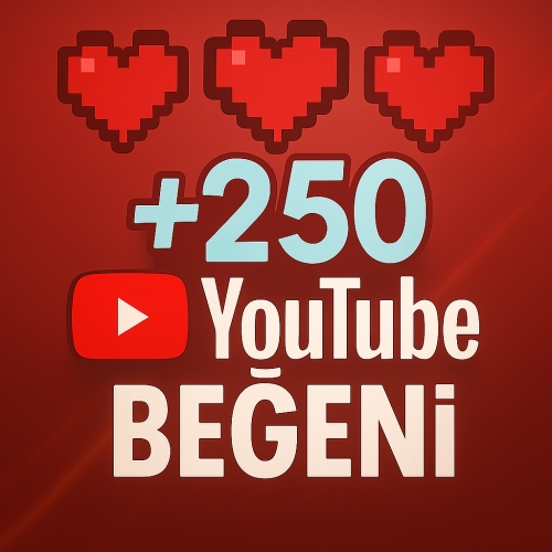  EN UYGUNU YouTube +250 Beğeni FP