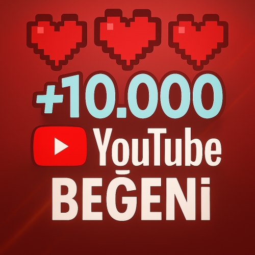  EN UYGUNU YouTube +10.000 Beğeni FP