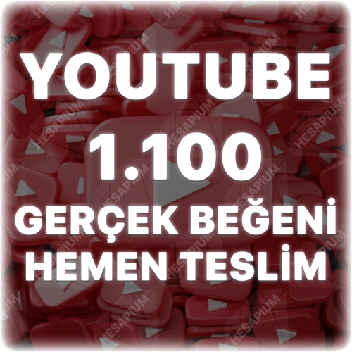  Youtube 1.100 Organik Beğeni - Önerilen Video Etkili