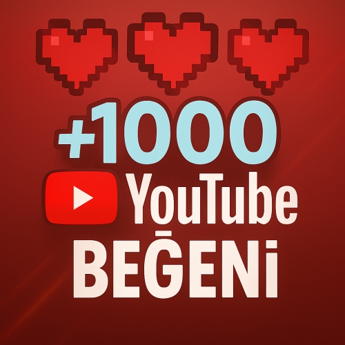  EN UYGUNU YouTube +1000 Beğeni FP