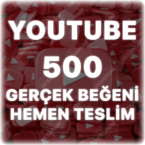  Youtube 500 Organik Beğeni - Önerilen Video Etkili