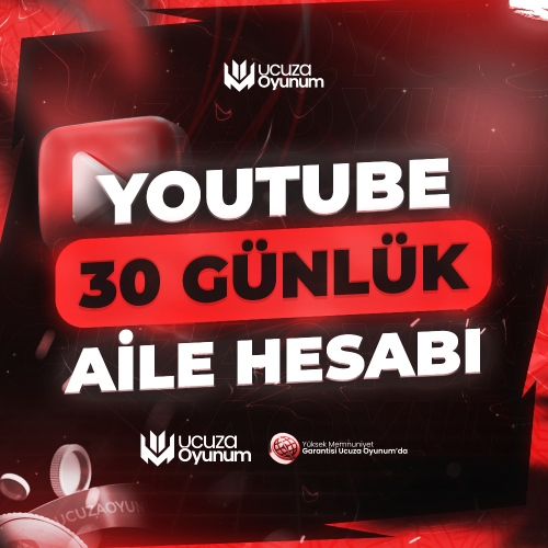  Yönetici Aile Üyeliği - 1 Aylık Youtube Premium