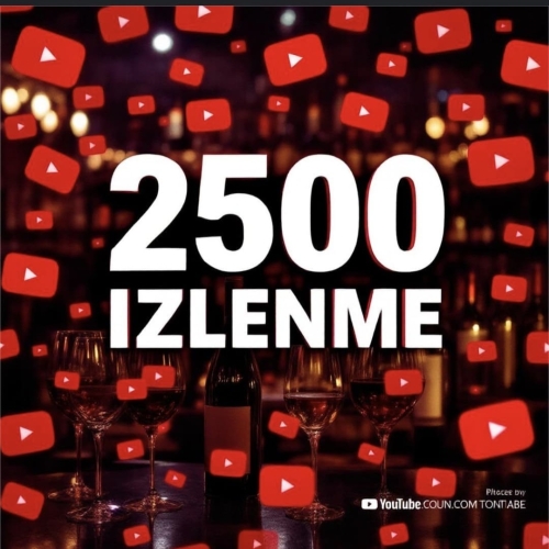  2500 İZLENME YOUTUBE