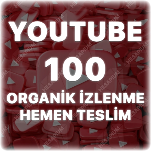  Youtube 100 İzlenme - Düşüş Yok