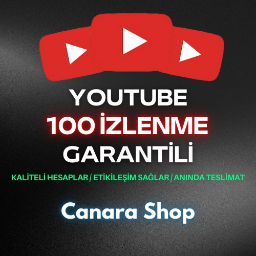  ⭐YOUTUBE 100 İZLENME - Garantili - En İyisi - Düşüş Yok