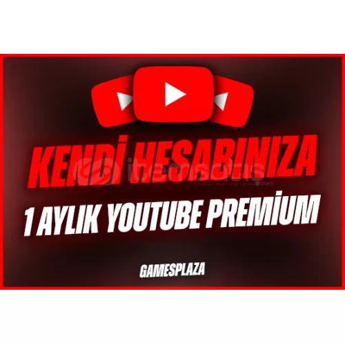 ⭐Kendi Hesabınıza  1 Aylık Youtube Premium⭐