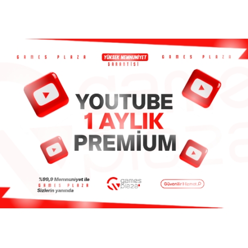 ⭐Kendi Hesabınıza  1 Aylık Youtube Premium⭐