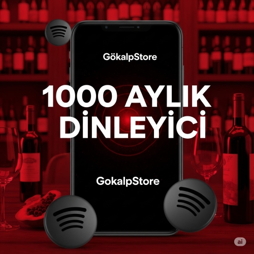  1000 AYLIK DİNLEYİCİ SPOTİFY