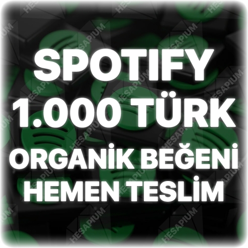  Spotify 1.000 Türk Organik Dinlenme - Algoritma Etkili