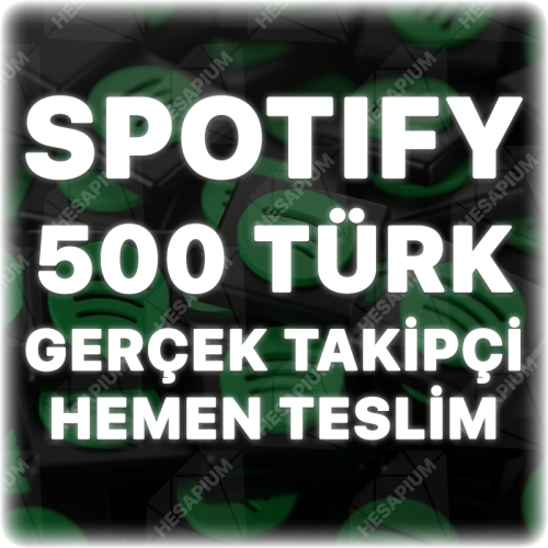  Spotify 500 Organik Türk Takipçi - Algoritma Etkili