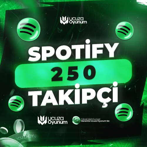  ⚡ ÇALIŞIYOR - Spotify 250 Takipçi - Premium Servis