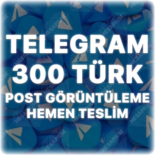  Telegram 300 Türk Post Görüntülenme - Algoritma Etkili