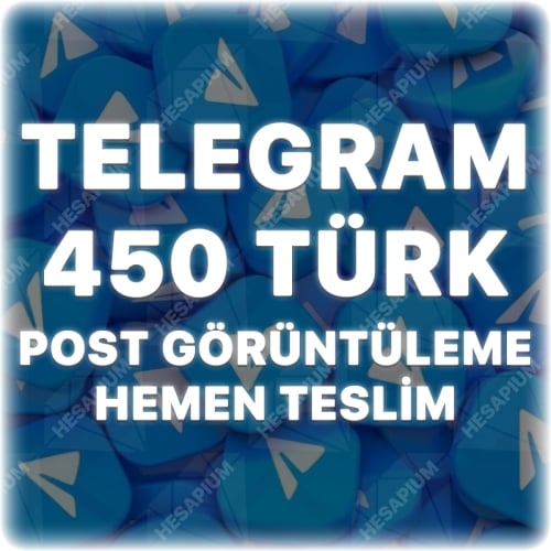  Telegram 450 Türk Post Görüntülenme -Algoritma Etkili