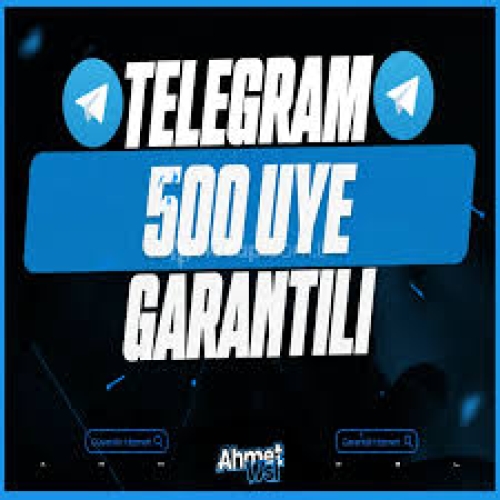  ⭐ Başlangıç Paketi - 500 Telegram KANAL Üyesi ⭐