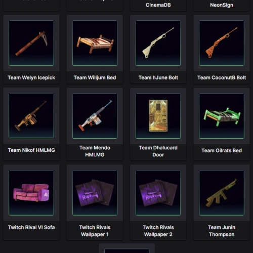 ⭐️RUST Round 45 Twitch Drop❤️17 Skin