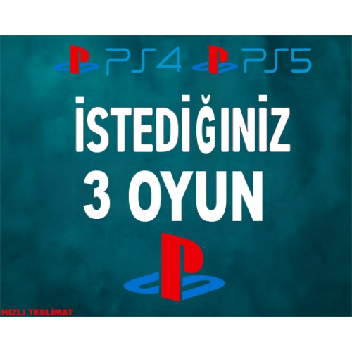  İSTEDİĞİNİZ 3 OYUN +GARANTİ