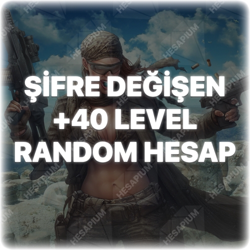  ZULA ŞİFRE DEĞİŞEN +40 LEVEL RANDOM HESAP