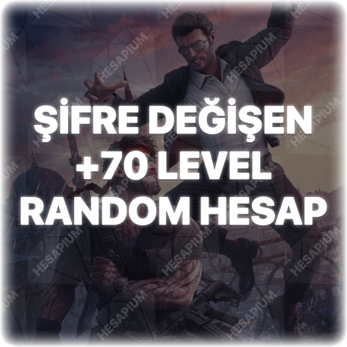  ZULA ŞİFRE DEĞİŞEN +70 LEVEL RANDOM HESAP