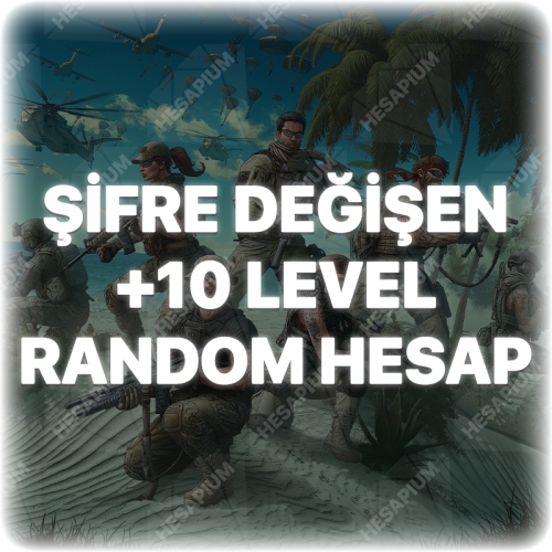 ZULA ŞİFRE DEĞİŞEN +10 LEVEL RANDOM HESAP