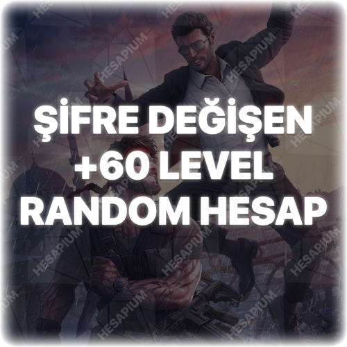  ZULA ŞİFRE DEĞİŞEN +60 LEVEL RANDOM HESAP