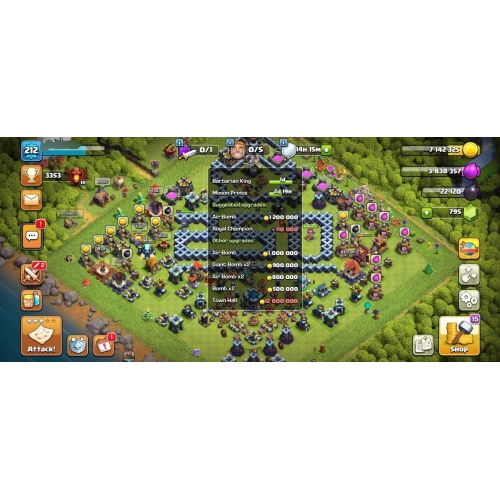  ?TH13 ?  heroes: 69_75_46_32_21  ?795 GEMS ? #m344