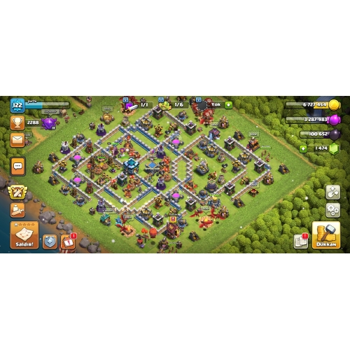  Clash of clans kb 13 hero 51,55,35,25,2