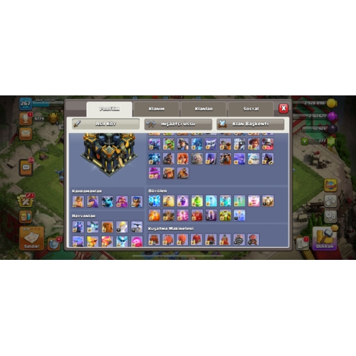  CoC full hesap  kelepir