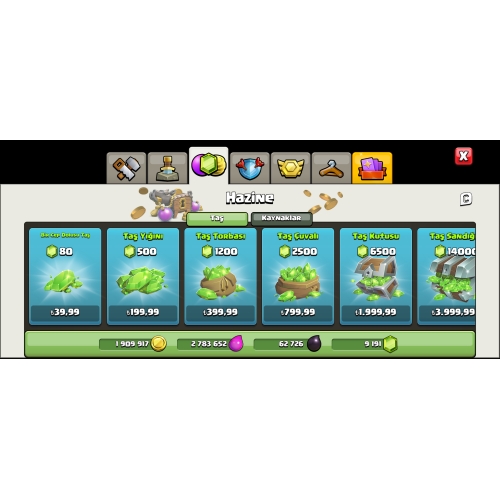  Clash of clans yeşil taş