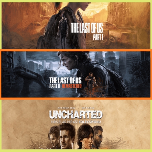  The Last of Us Part I + Part 2 + Uncharted