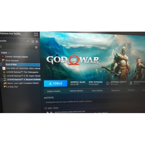 god of war +Disco Elysium +control+a way out +metro last light