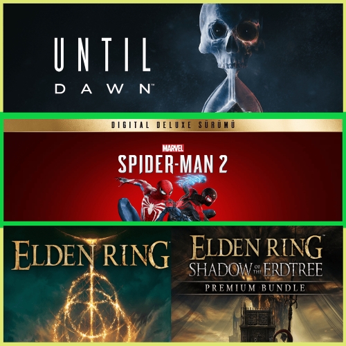  Until Dawn + Spiderman 2 + Elden Ring