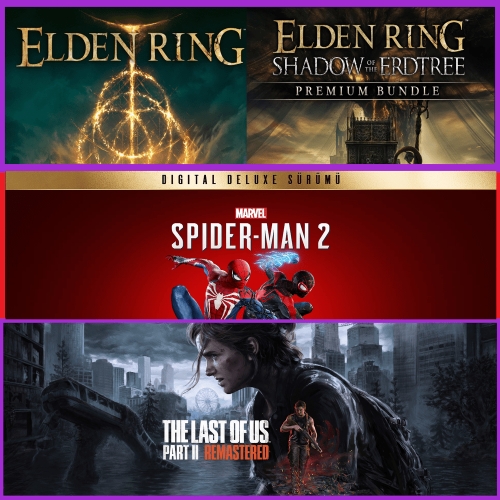 Elden Ring + Spiderman 2+ The Last Of Us Part 2