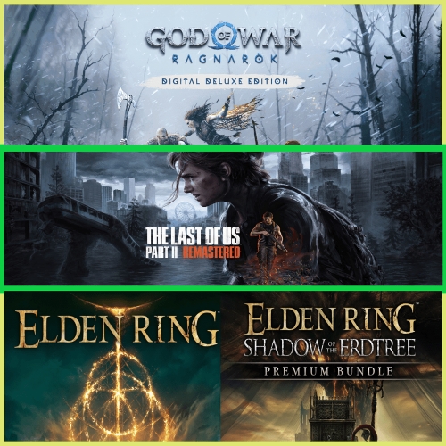  Ragnarök + The Last Of Us Part II + Elden Ring