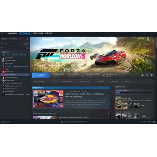  Forza Horizon 5 Olan Hesap
