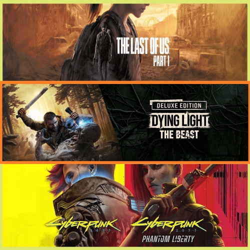  Tlou + Dying Light The Beast + Cyberpunk