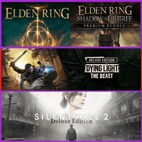  Elden + Dying Light The Beast + Silent Hill 2