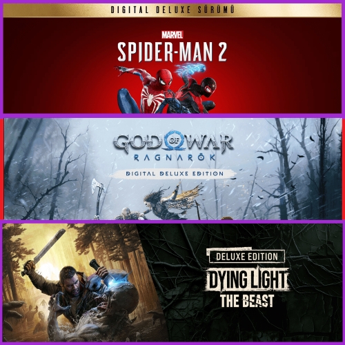  Spiderman 2 + Ragnarök + Dying Light The Beast