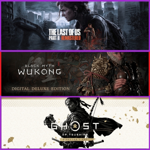  The Last of Us Part II + Wukong + Ghost