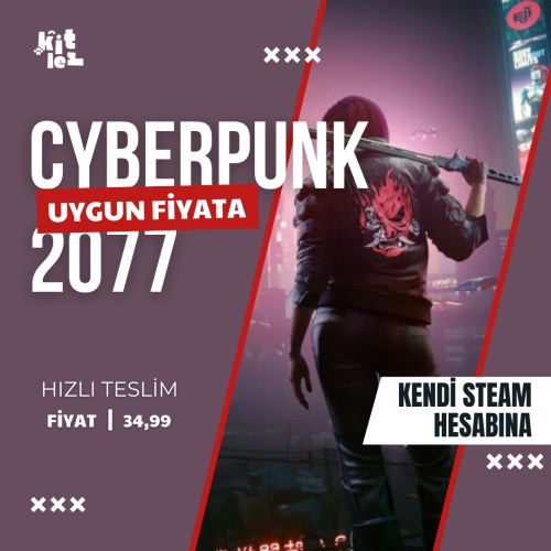  Kendi Steam Hesabınıza  Cyberpunk 2077  En Hızlı ve En Güvenli Açıklamayı lütfen okuyun