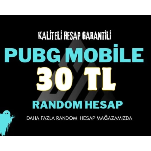  30 TL+++ KALİTELİ HESAP GARANTİLİ RANDOM HESAP
