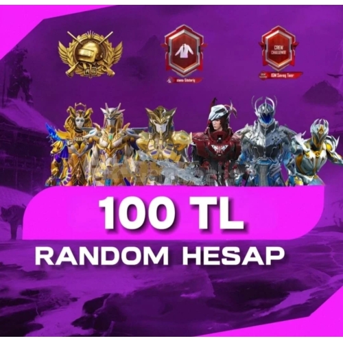  100 TL ULTRA MEGA VİP BOŞ YOK RANDOM HESAPLAR