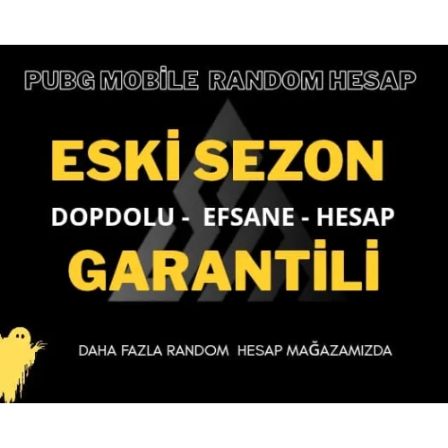  ESKİ SEZON GARANTİLİ HESAP - PUBGM RANDOM